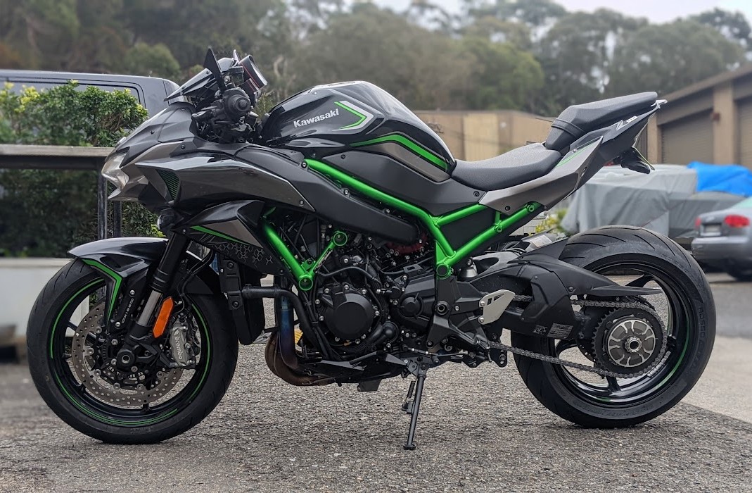 H2/ZH2 swingarm conversion parts. Performance Motorcycle Accessories